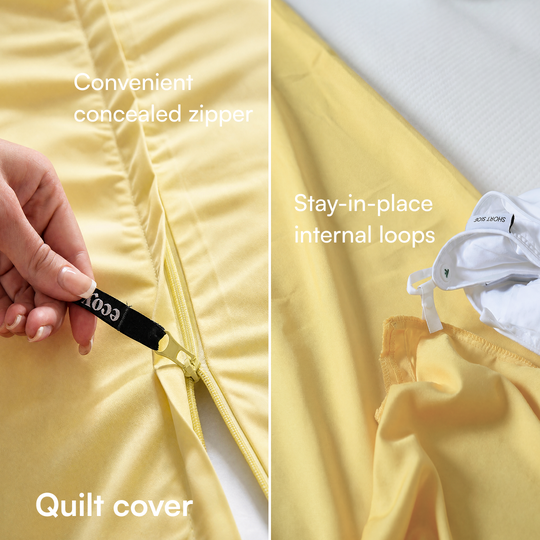 Cooling Bamboo Quilt Cover Set