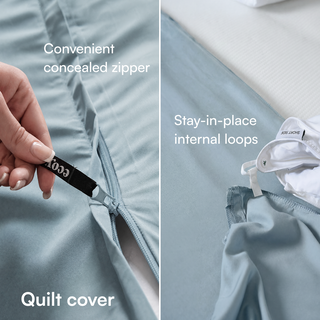 Cooling Bamboo Quilt Cover Set