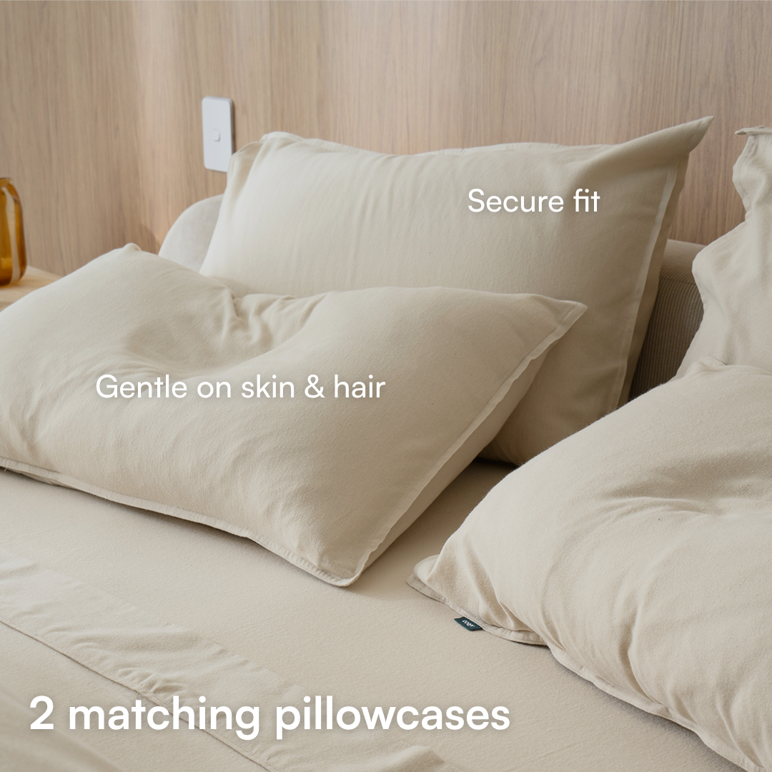 Flannelette Pillowcase Set