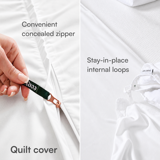 Cooling Bamboo Quilt Cover Set