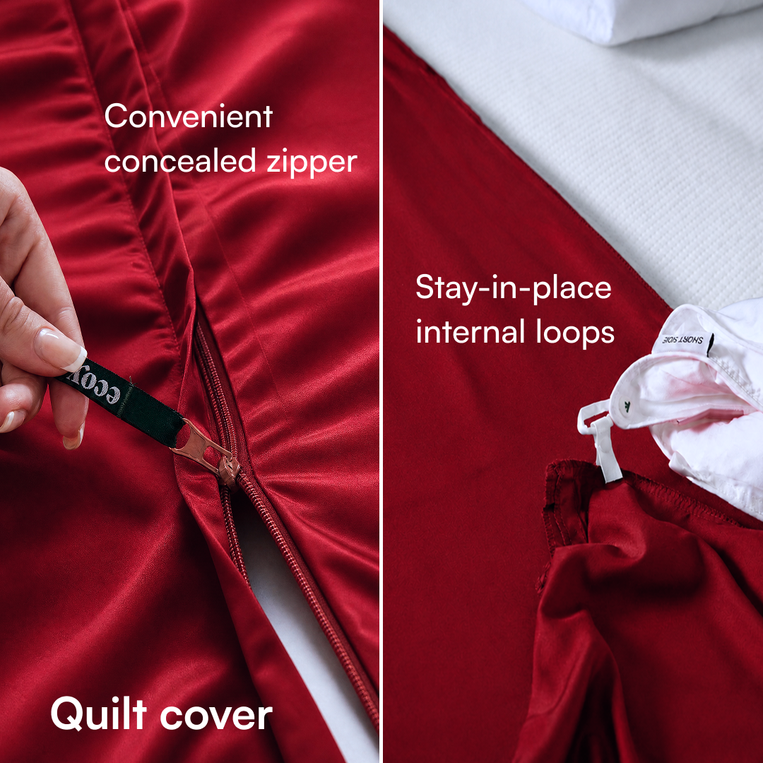 Cooling Bamboo Quilt Cover Set