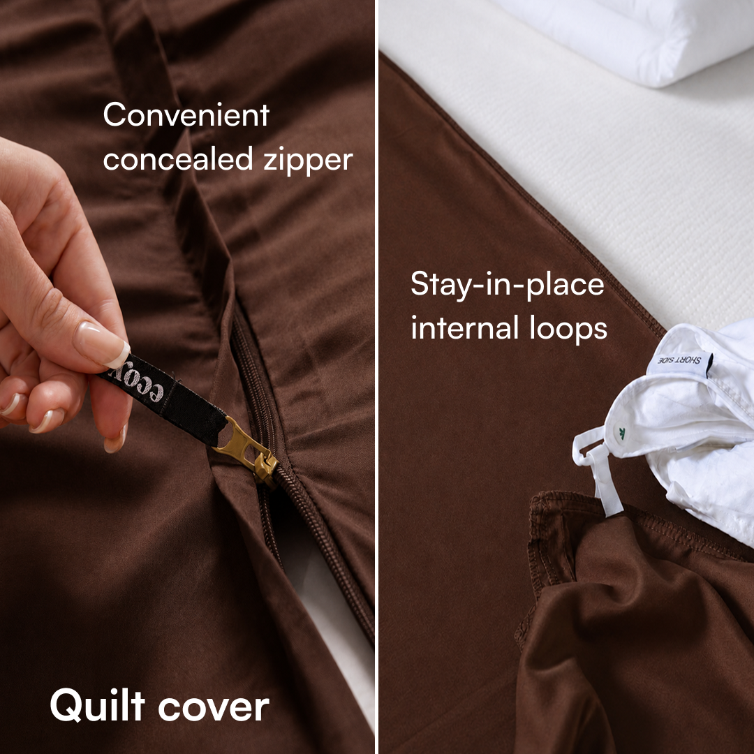 Cooling Bamboo Quilt Cover Set