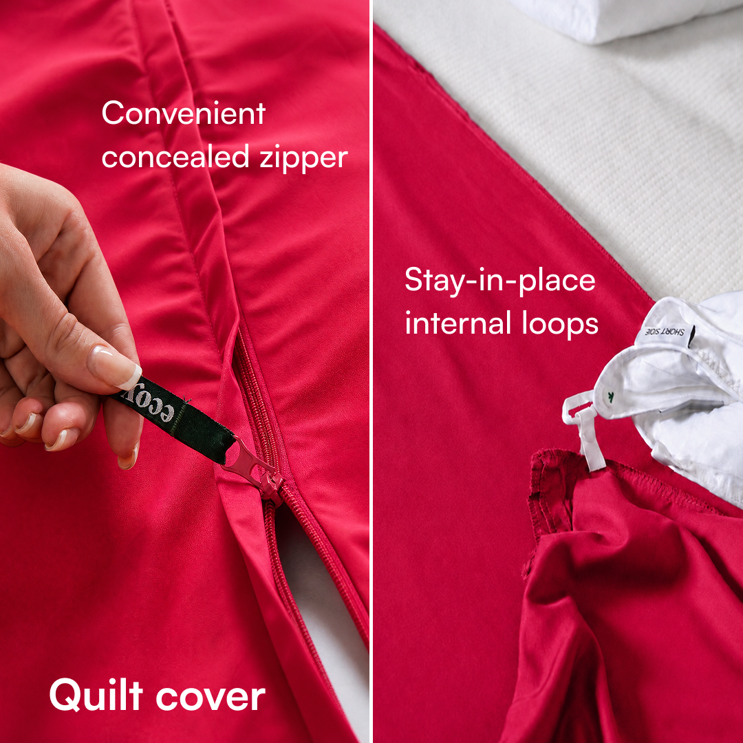 Cooling Bamboo Quilt Cover Set