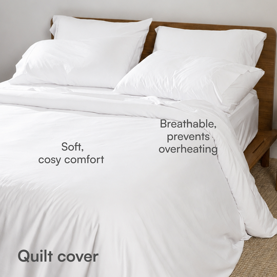 Cooling Bamboo Quilt Cover Set