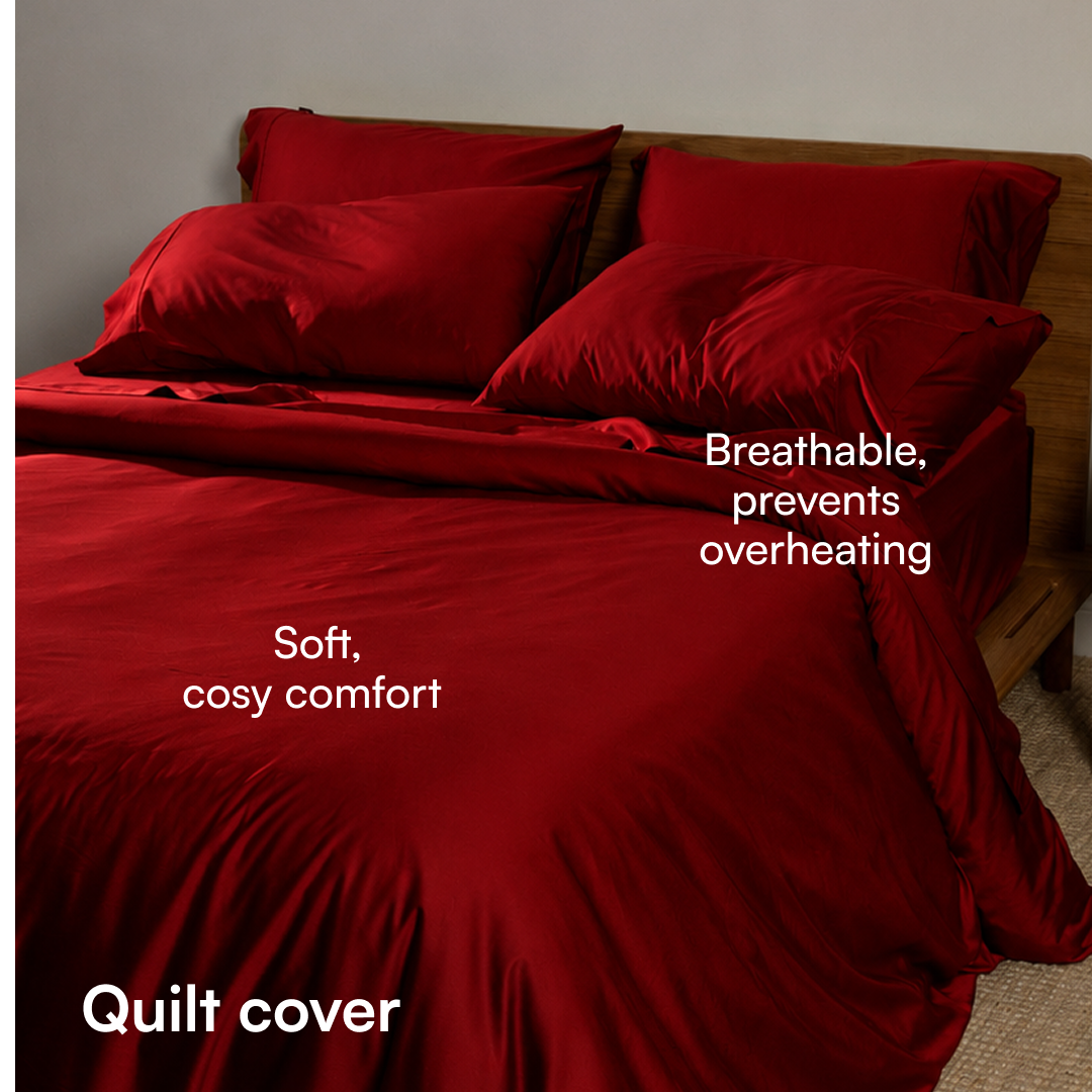 Cooling Bamboo Quilt Cover Set