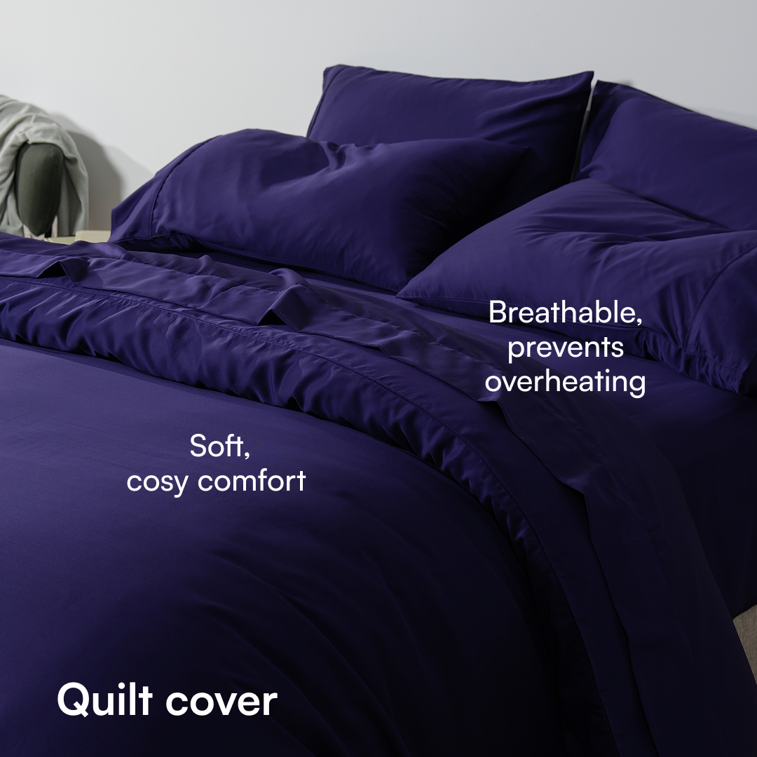 Cooling Bamboo Quilt Cover Set