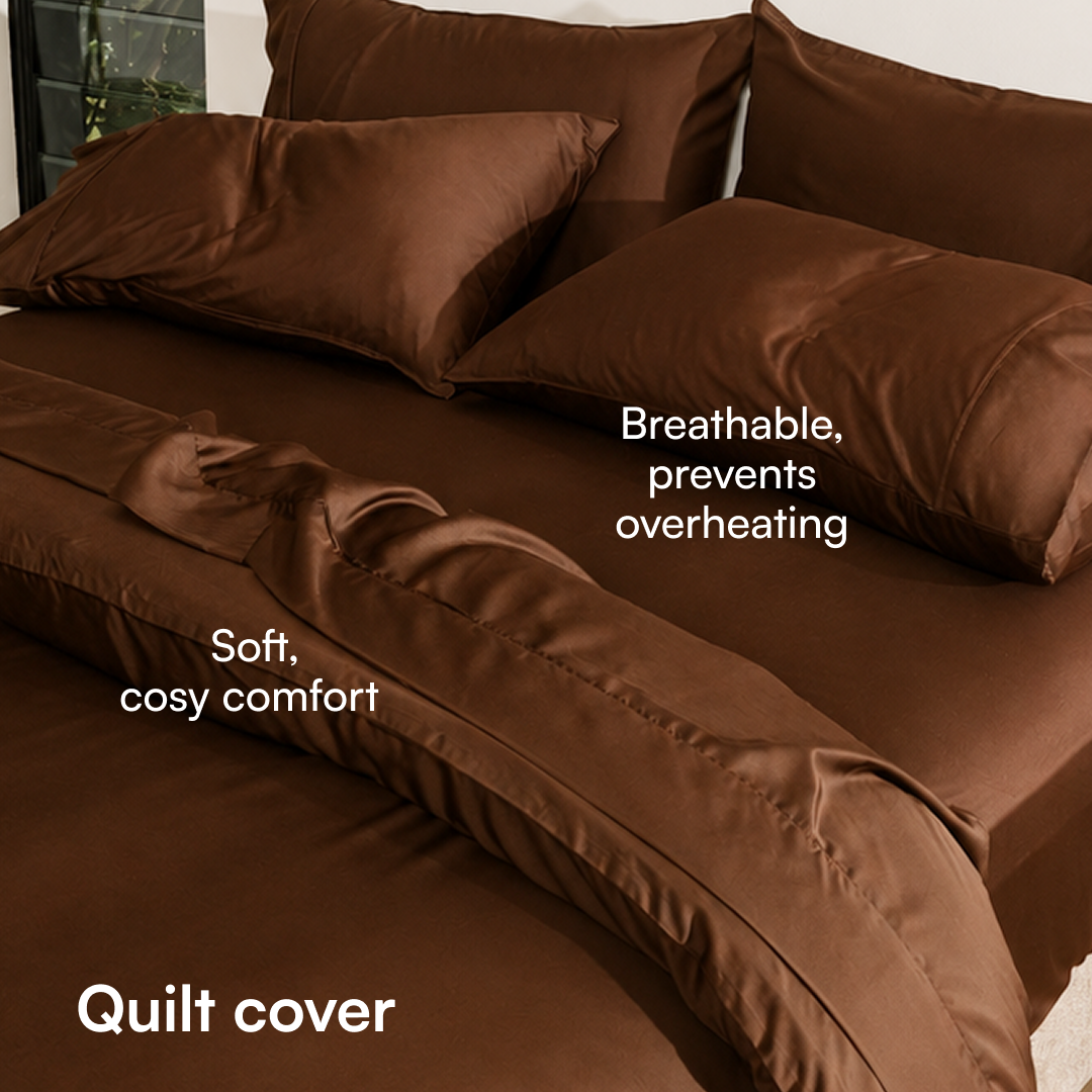 Cooling Bamboo Quilt Cover Set
