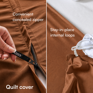 Cooling Bamboo Quilt Cover Set