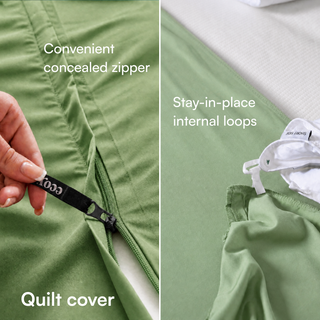 Cooling Bamboo Quilt Cover Set