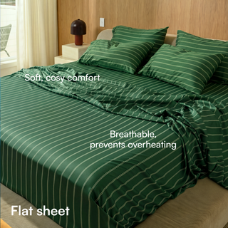 Cooling Bamboo Sheet Set | Stripes