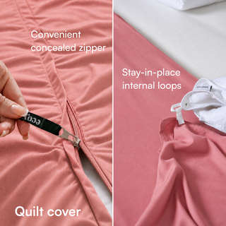 Cooling Bamboo Quilt Cover Set