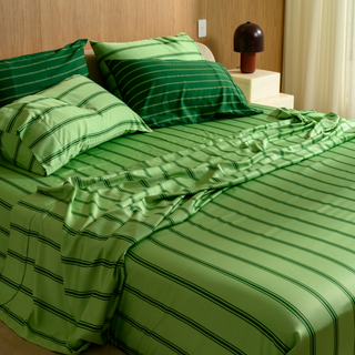 Cooling Bamboo Sheet Set | Stripes