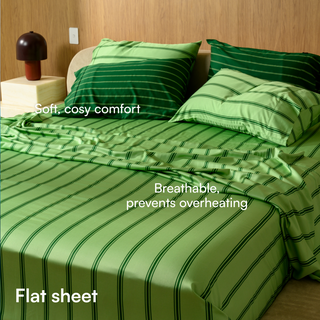 Cooling Bamboo Sheet Set | Stripes