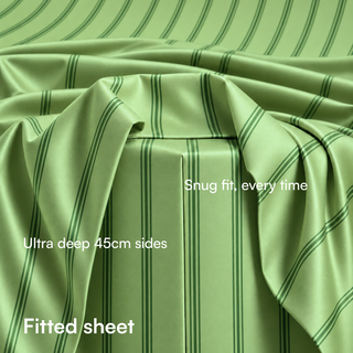 Cooling Bamboo Sheet Set | Stripes