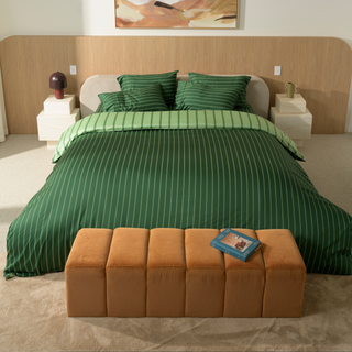 Cooling Bamboo Quilt Cover Set | Stripes