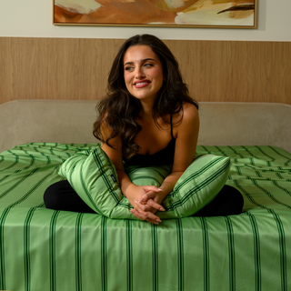 Cooling Bamboo Pillowcase Set | Stripes