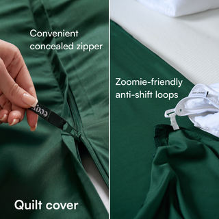Fur-friendly Bamboo Quilt Cover Set