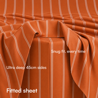 Cooling Bamboo Sheet Set | Stripes