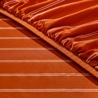 Cooling Bamboo Fitted Sheet | Stripes