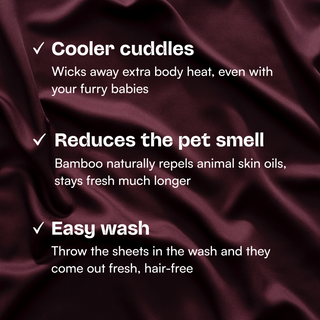 Fur-friendly Bamboo Sheet Set