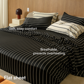 Cooling Bamboo Sheet Set | Stripes