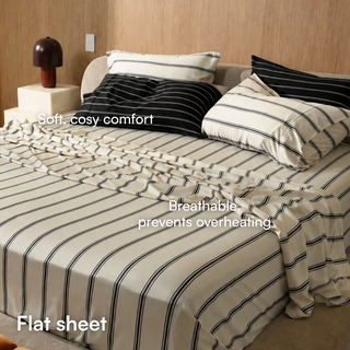 Cooling Bamboo Sheet Set | Stripes