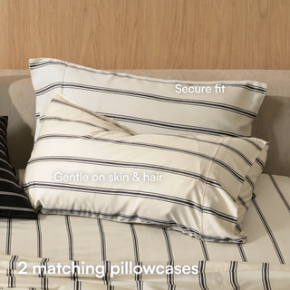 Cooling Bamboo Sheet Set | Stripes