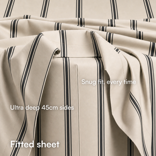 Cooling Bamboo Sheet Set | Stripes
