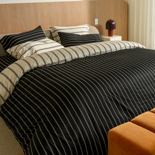 Cooling Bamboo Quilt Cover Set | Stripes