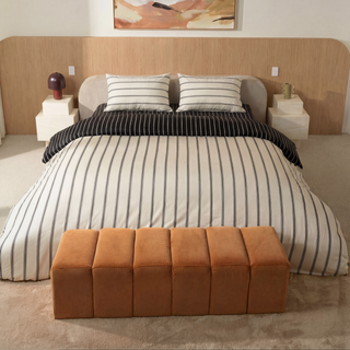 Cooling Bamboo Quilt Cover Set | Stripes