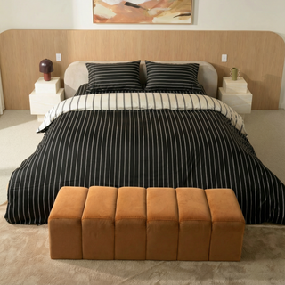 Cooling Bamboo Quilt Cover Set | Stripes
