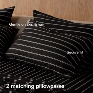 Cooling Bamboo Pillowcase Set | Stripes