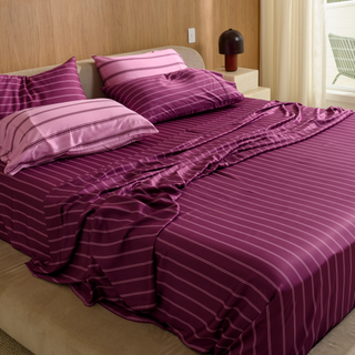 Cooling Bamboo Sheet Set | Stripes