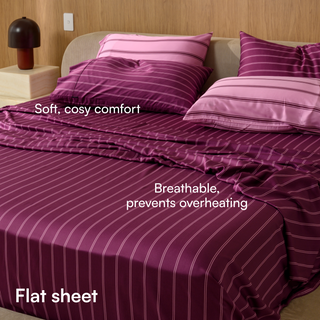 Cooling Bamboo Sheet Set | Stripes