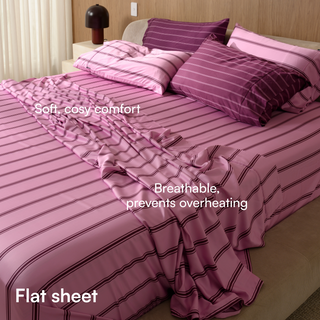 Cooling Bamboo Sheet Set | Stripes