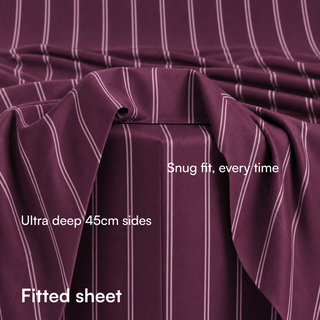 Cooling Bamboo Sheet Set | Stripes