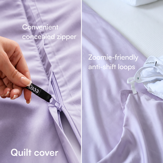 Fur-friendly Bamboo Quilt Cover Set