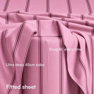 Cooling Bamboo Sheet Set | Stripes
