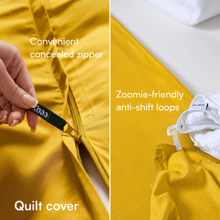 Fur-friendly Bamboo Quilt Cover Set