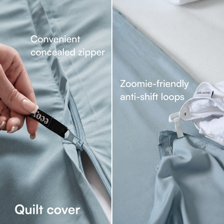 Fur-friendly Bamboo Quilt Cover Set