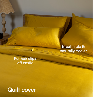 Fur-friendly Bamboo Quilt Cover Set