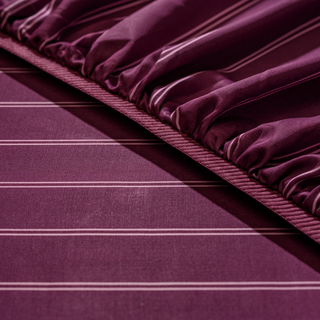 Cooling Bamboo Fitted Sheet | Stripes