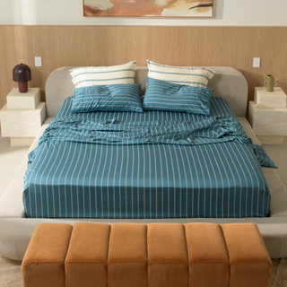 Cooling Bamboo Sheet Set | Stripes