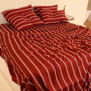Cooling Bamboo Sheet Set | Stripes