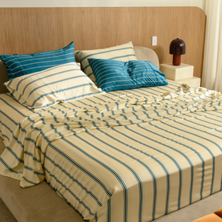 Cooling Bamboo Sheet Set | Stripes