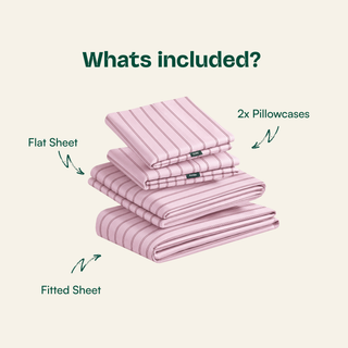 Cooling Bamboo Sheet Set | Stripes
