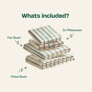 Cooling Bamboo Sheet Set | Stripes