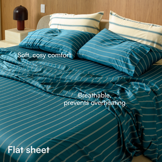 Cooling Bamboo Sheet Set | Stripes