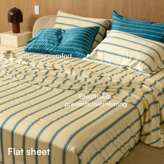 Cooling Bamboo Sheet Set | Stripes