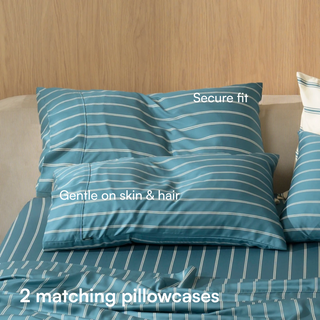 Cooling Bamboo Quilt Cover Set | Stripes